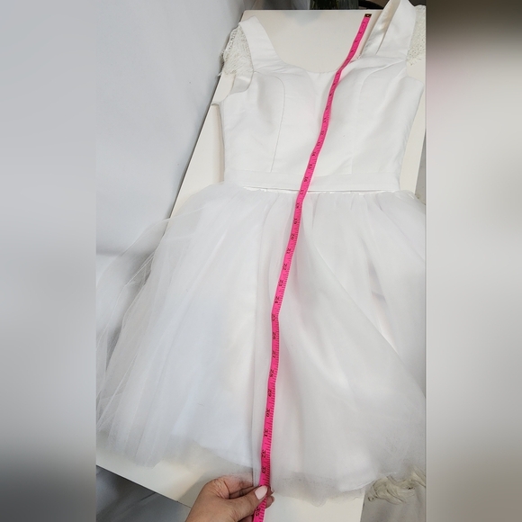 Elegant White Custom Made Dress - Picture 6 of 7